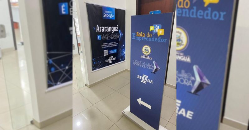 Sala do Empreendedor de Araranguá, que oferece suporte a pequenas empresas