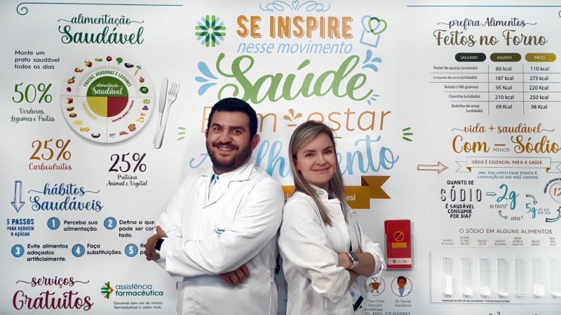Parceria entre farmaSesi e alimentaSesi promove h&aacute;bitos saud&aacute;veis com foco na preven&ccedil;&atilde;o e qualidade de vida – Foto: Divulga&ccedil;&atilde;o/farmaSesi