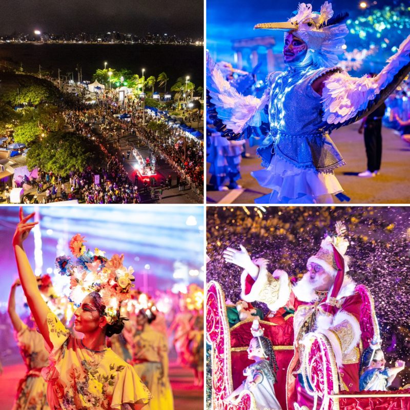 O maior desfile de Natal da história de Florianópolis promete encantar o público na Avenida Beira-Mar-Norte