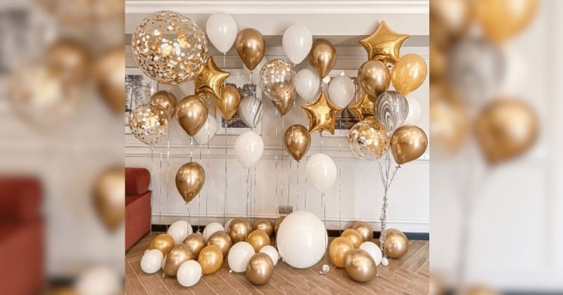 Balões são acessíveis e ótimos para a decoração de Ano Novo