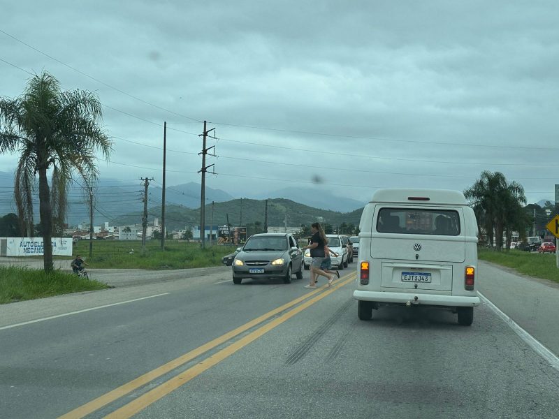 Situação da BR-282, em Palhoça, é calamitosa