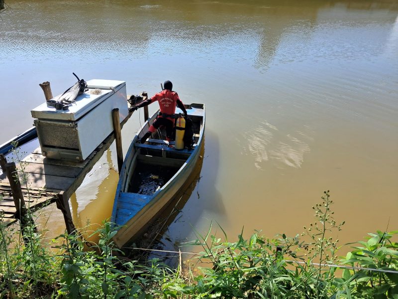 Homem desaparece após ir nadar no rio Itajaí Mirim 