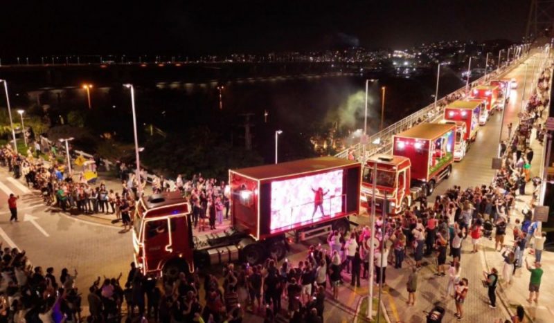 Caravana Coca-Cola chega a Florianópolis nesta quarta-feira (18)