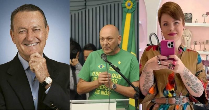 Alceu Elias Feldmann, Luciano Hang e Anne Werninghaus, os maiors bilionários de SC