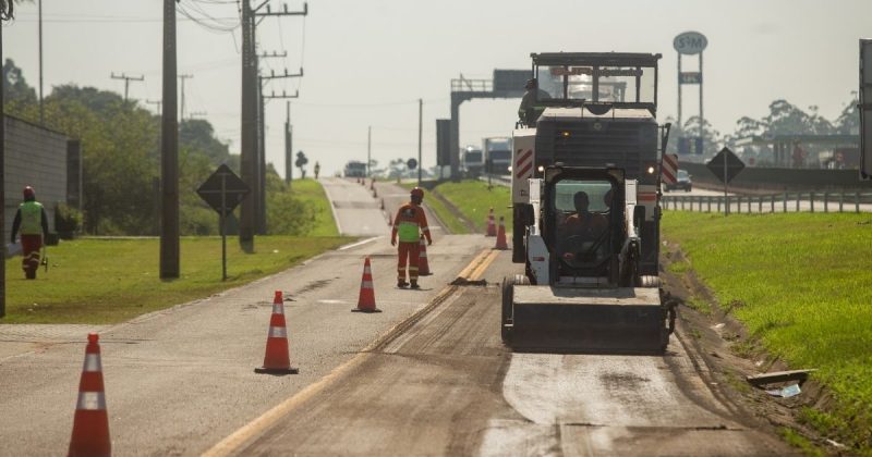 Obras na BR-101 afetam o trânsito nesta semana no Sul de Santa Catarina