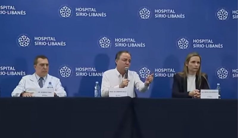 Médicos atualizam estado de saúde de Lula em coletiva nesta terça-feira (10)