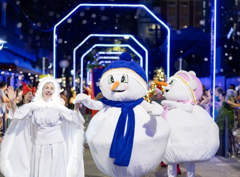 Desfile de Natal em Blumenau realizado no ano passado