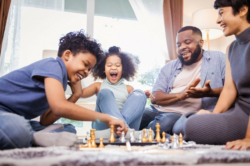 Família a viver perto de parentes 