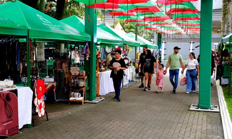 Feira Natal Feito à Mão é uma das atrações para o fim de semana em Joinville &#8211; Foto: Prefeitura de Joinville/Divulgação