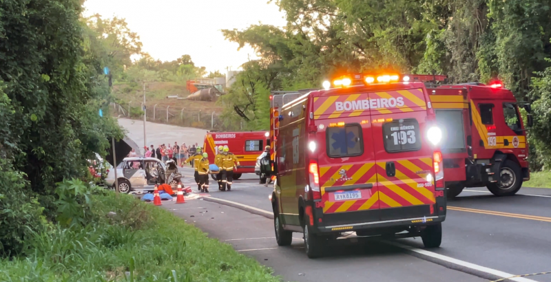 Colisão deixou três mortos no dia de Natal em Nova Itaberaba - Foto: Jéssica Edel/ND