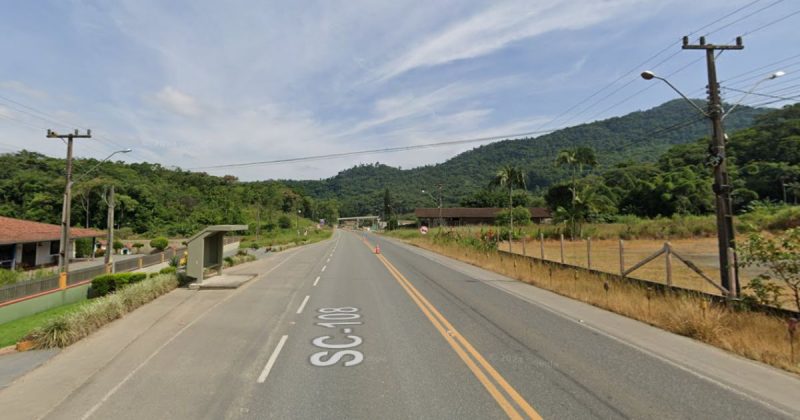 SC-108, onde homem arrancou dente da esposa em Guaramirim, Norte de SC