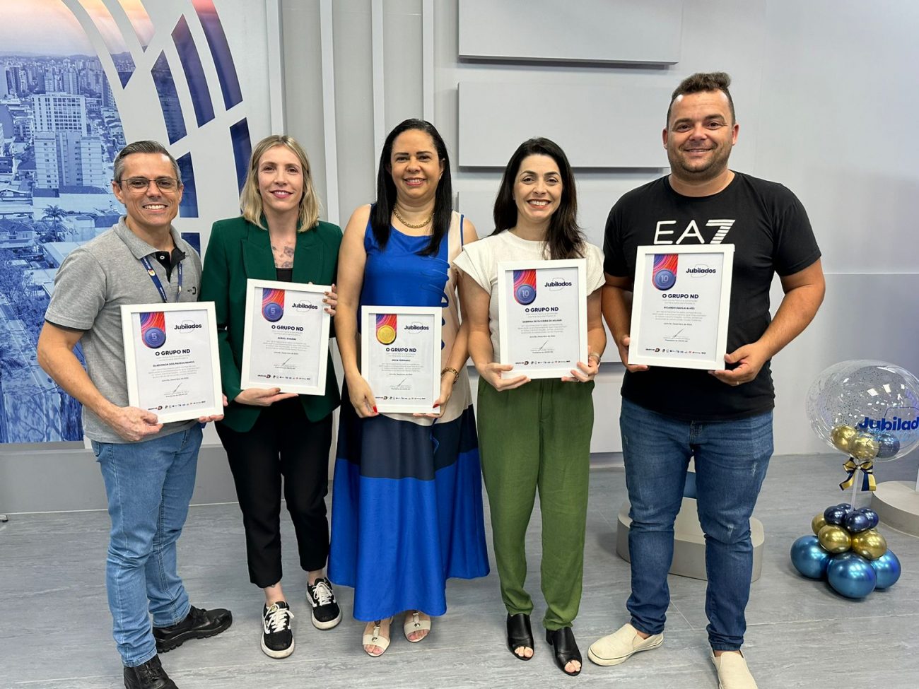 Grupo ND homenageia jubilados de 2024 em Joinville por anos de serviços prestados - Luiz Anacleto/ND