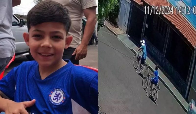 Menino morto e esquartejado foi visto andando de bicicleta com um conhecido antes do crime