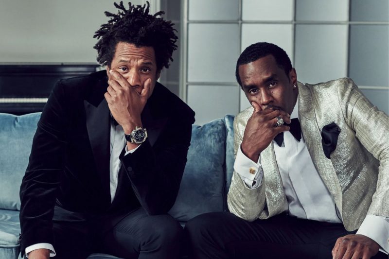 Rapper Jay-Z ao lado de P. Diddy