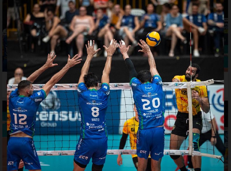 Joinville Vôlei enfrenta o Vôlei Renata em busca da terceira vitória consecutiva na Superliga