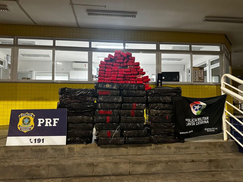 Maconha apreendida em Água Doce 