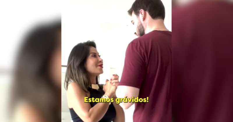 Maíra Cardi em vídeo com Thiago Nigro falando sobre gravidez