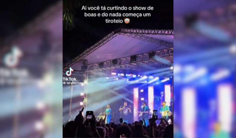 Tiroteio interrompe show do grupo Menos é Mais no Paraná