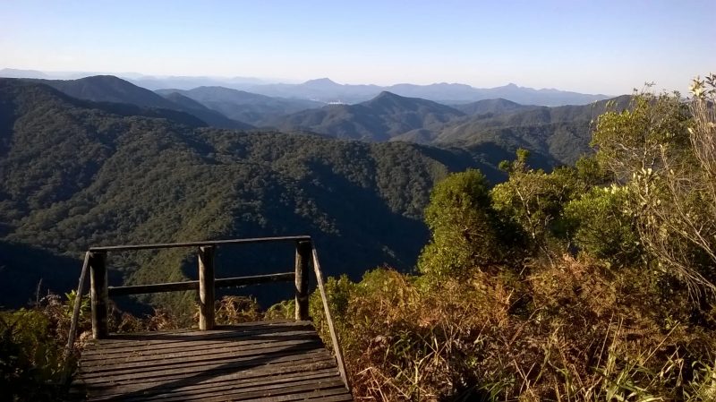 Mirante em pé de morro em Blumenau 