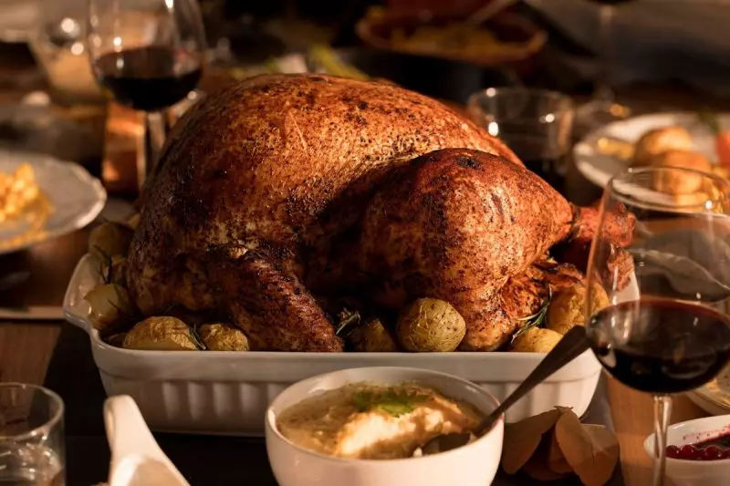 A ceia de natal no Oeste é cheia de sabores. 