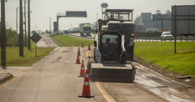 Obras na BR-101 afetam o trânsito no Sul de Santa Catarina nesta semana