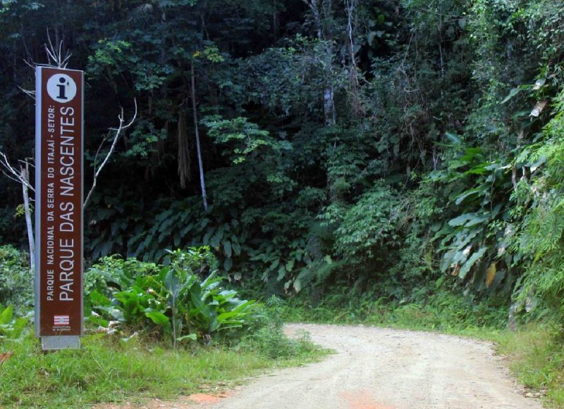 Entrada do Parque das Nascentes em Blumenau 