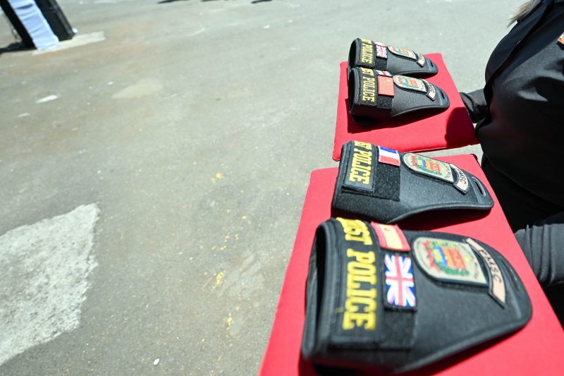 Braçais dos agentes da Polícia do Turismo em Santa Catarina