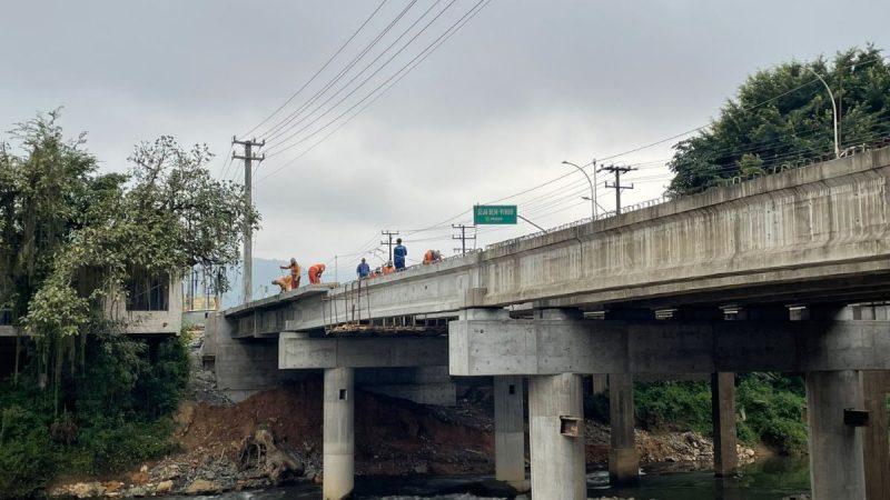 Dados sobre a situação das pontes em rodovias federais em SC preocupam - Foto: ACIJS/Reprodução/ND