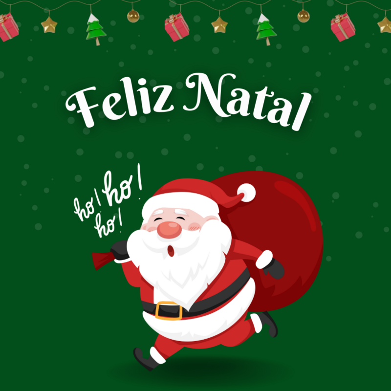 Mensagem de Feliz Natal Papai Noel