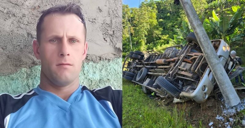 Homem que morreu em acidente na BR-280, em Corupá