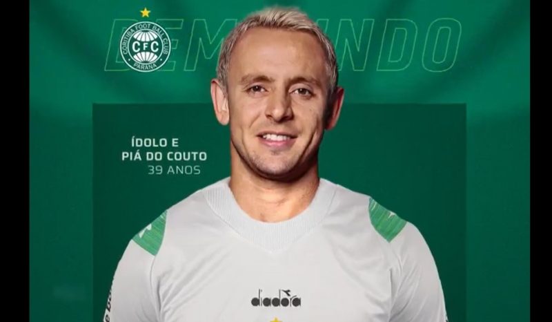 Rafinha foi anunciado como reforço do Coritiba aos 39 anos