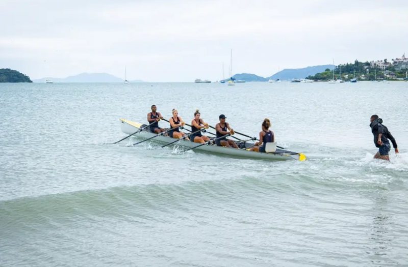 Florianópolis recebeu brasileiro de remo costal em Jurerê