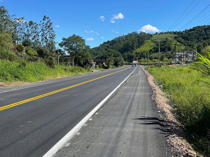 SC-350 entre Aurora e Rio do Sul