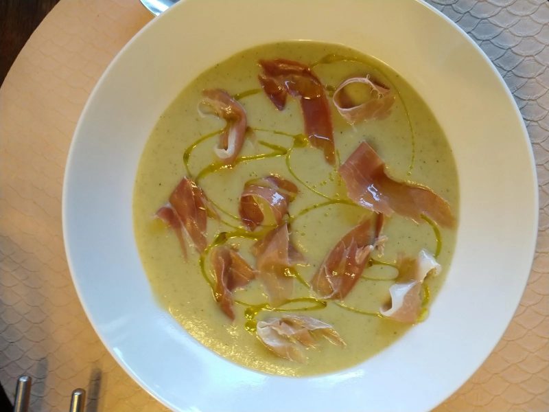 Sopa de alcachofra