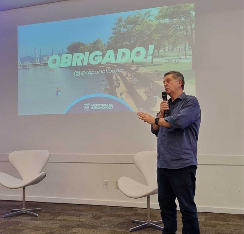 Topázio Neto afirmou que seu objetivo é transformar Florianópolis em modelo para outras cidades - Foto: Scarduelli Comunicação/Divulgação/ND