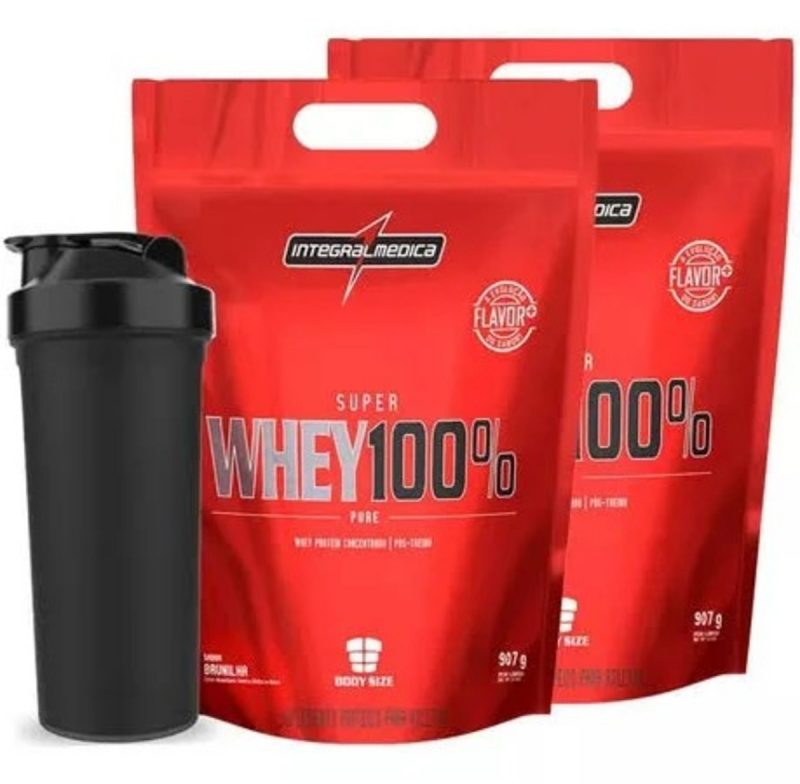 Entre os whey protein suspensos, está o Super Whey 100% Pur