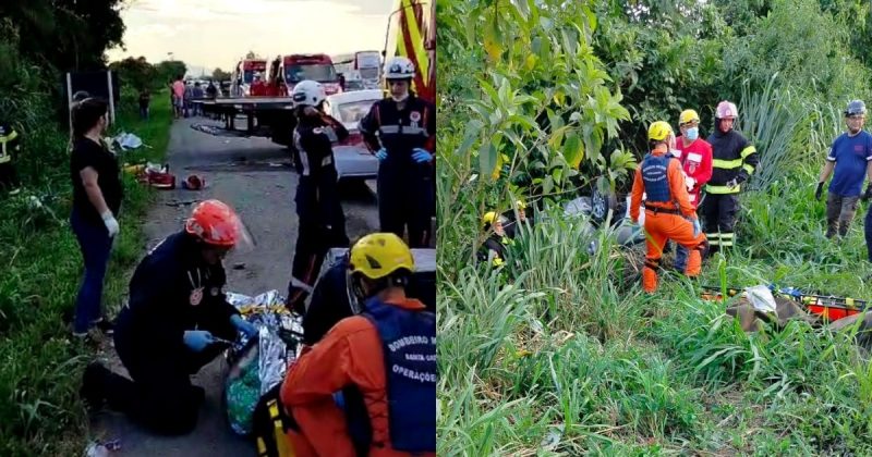 Grave acidente na BR-280 em SC