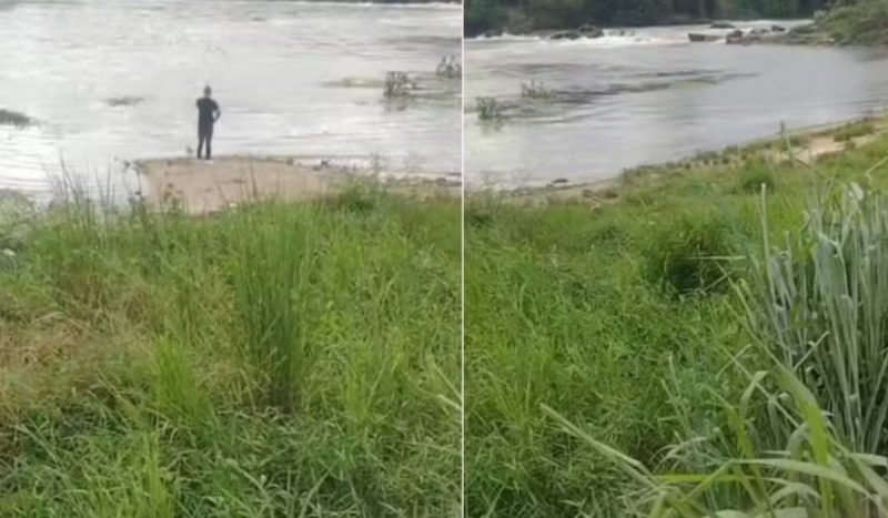 Rio Guandu, onde ocorreram os afogamentos