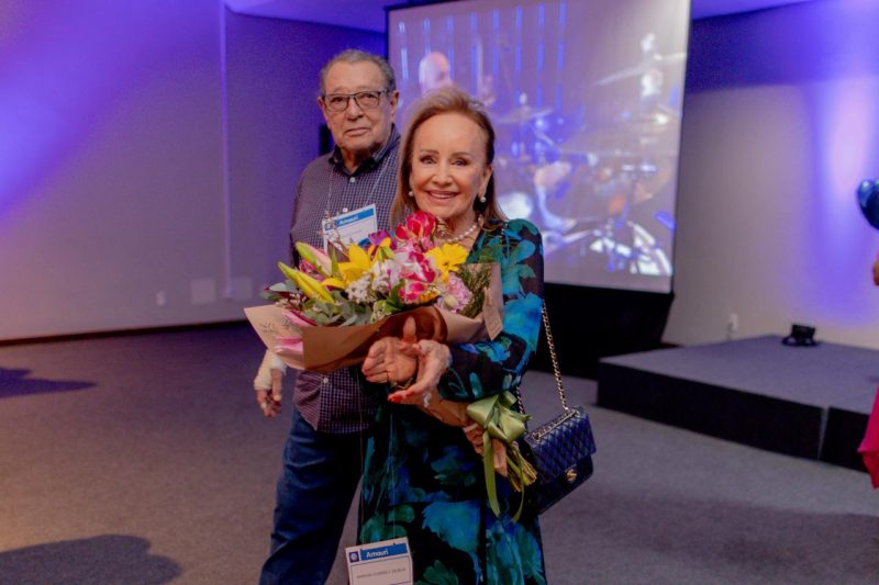 Amauri e a esposa, dona Lurdinha – Foto: David Welter/ND