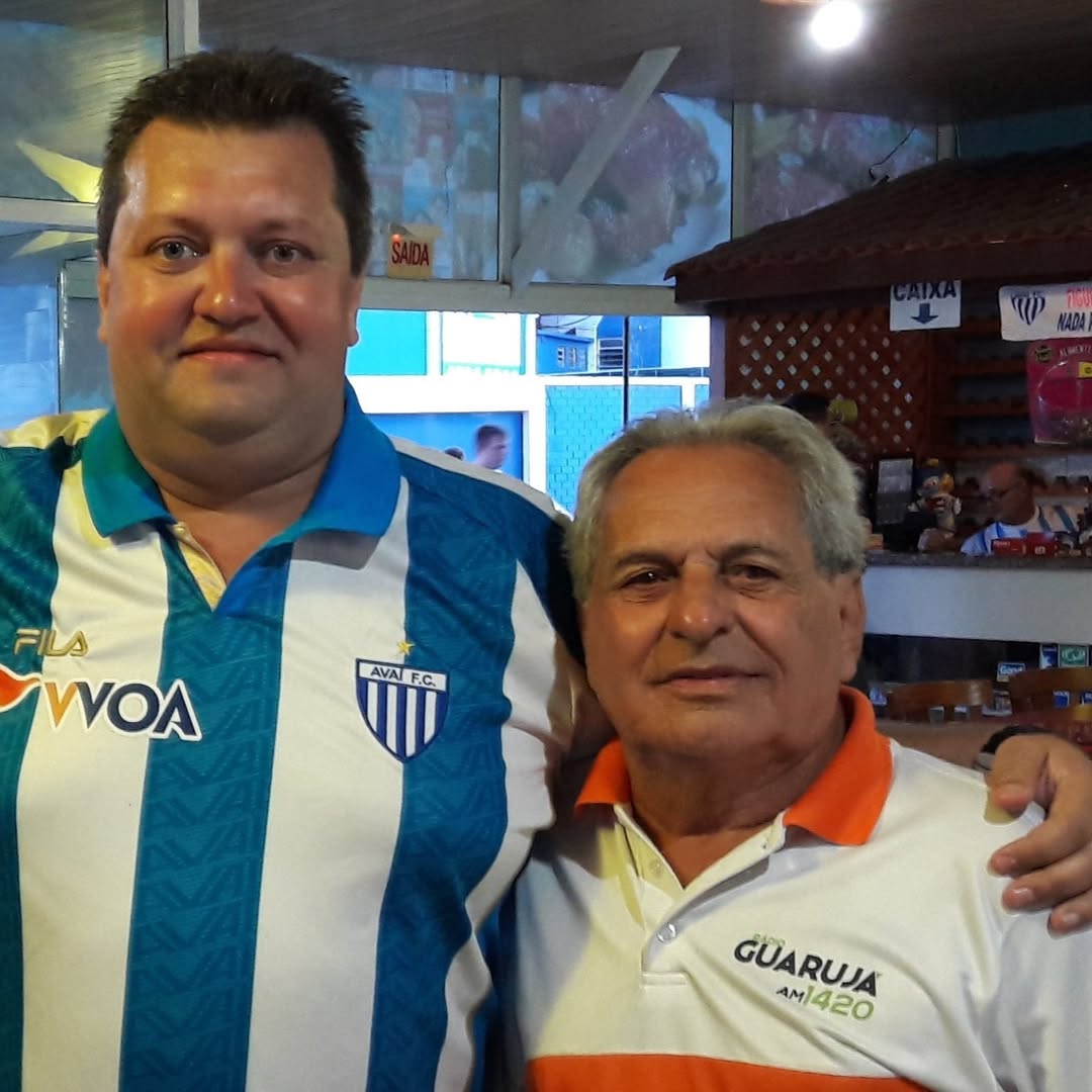Ariel e Miguel Livramento, que ajudou o argentino a se tornar avaiano - Arquivo Pessoal/ND