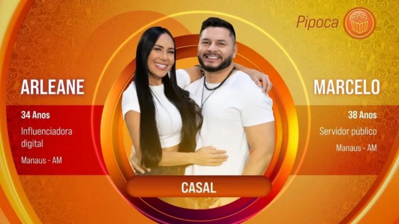 Casal Arleane e Marcelo