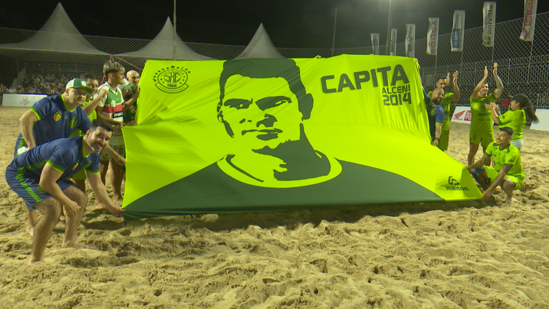 'O coração é da Enseada', fala capitão 11 vezes campeão de beach soccer com o time