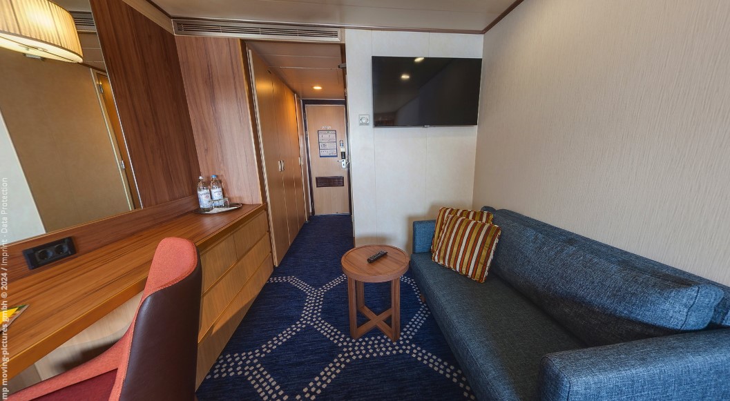 Para quem preferir economizar ainda mais, há opção de cabine apenas com janela - Divulgação/Nicko Cruises/ND