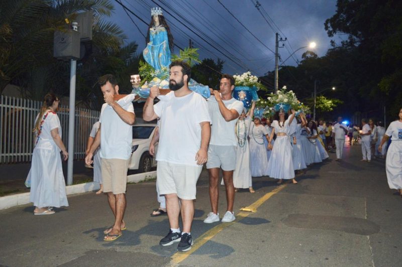 Foto da Caminhada de Iemanjá, um dos eventos que marca Itajaí e Balneário Camboriú neste fim de semana 