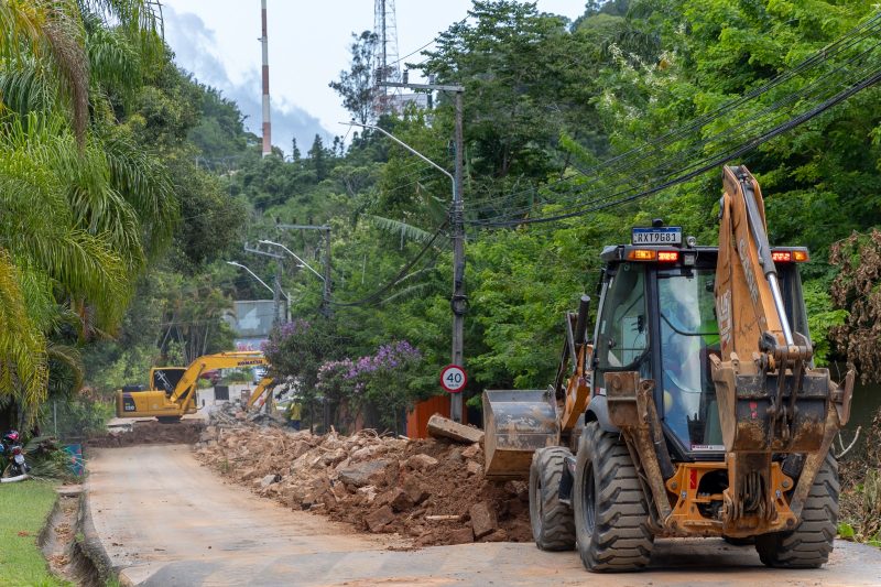 Recuperação dos estragos da chuva no Caminho dos Açores será uma das que exigirá mais trabalho - Foto: Reprodução/ND