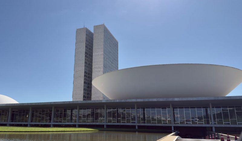 Proposta de alteração no Código Civil brasileiro tramita no Senado e pode mudar regras de herança. Na imagem, a fachada do Congresso Nacional