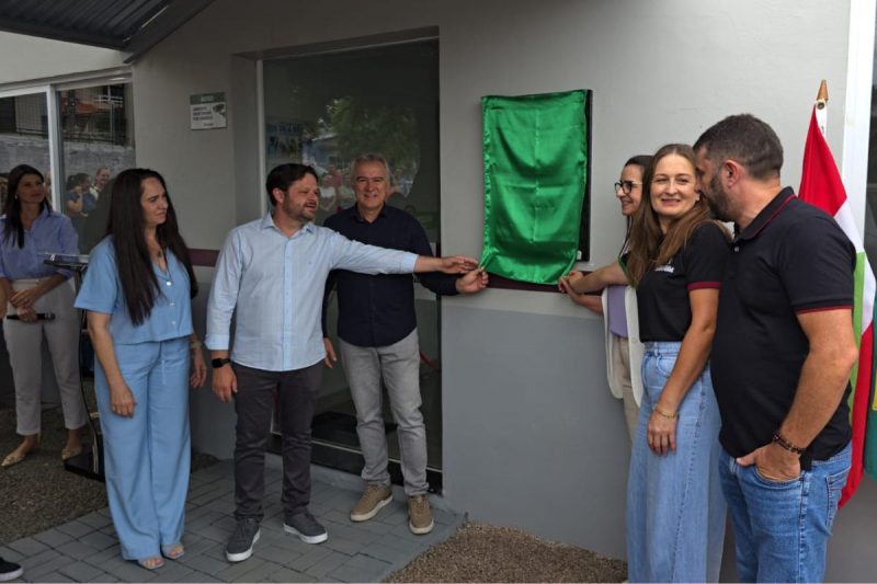 Inauguração da nova creche aconteceu na manhã desta quinta-feira (30) em Xanxerê