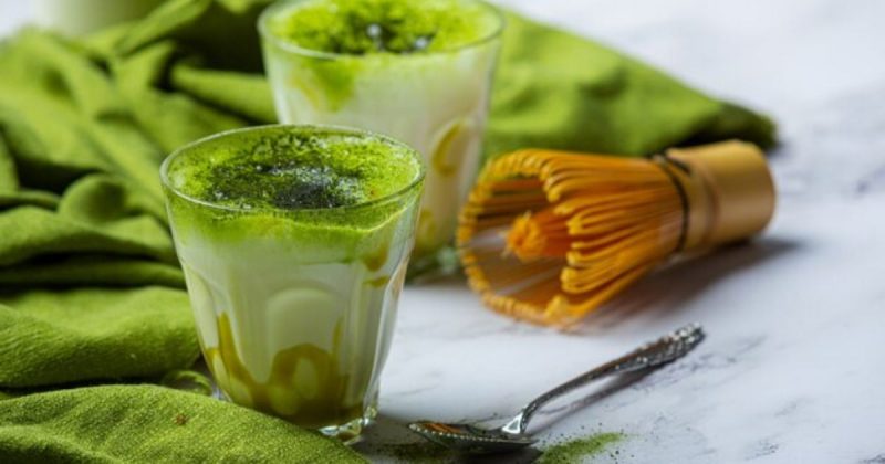 Imagem ilustrativa de matcha; bebida conta com inúmeros benefícios para a memória