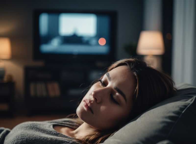 Dormir com a televisão ligada