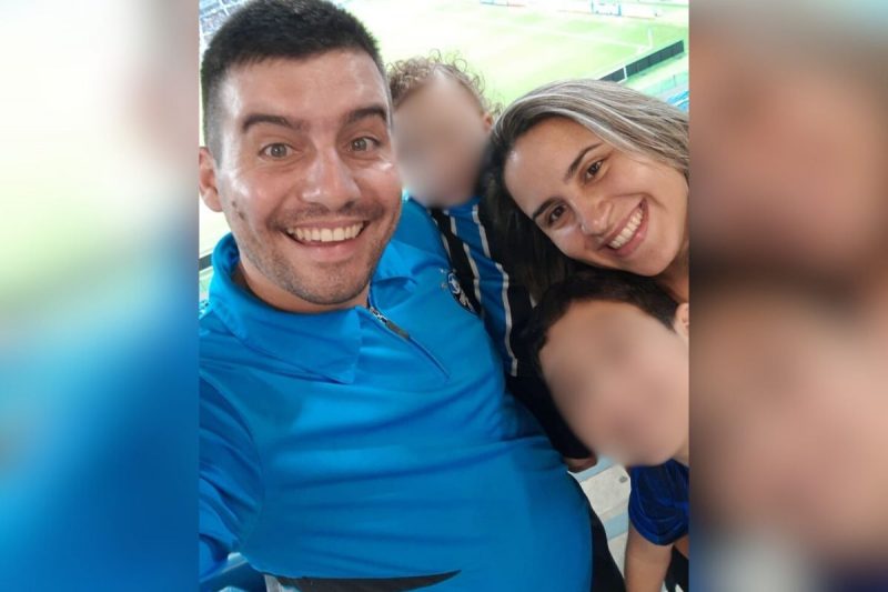 Audrei Camargo, um dos bombeiros que morreu após caminhão capotar no Rio Grande do Sul